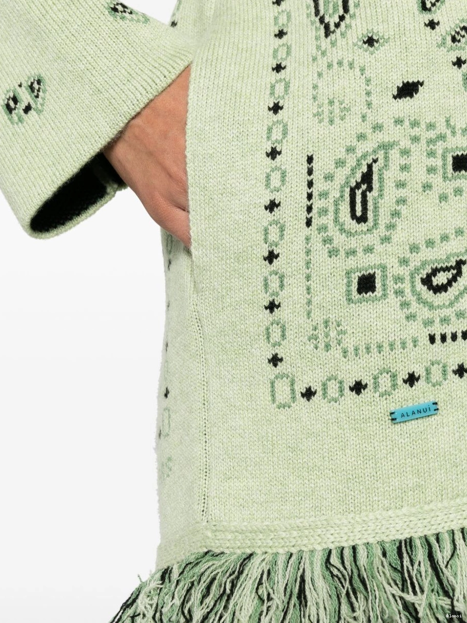 Affordable bandana-jacquard Women Alanui Icon cashmere cardigan 0821